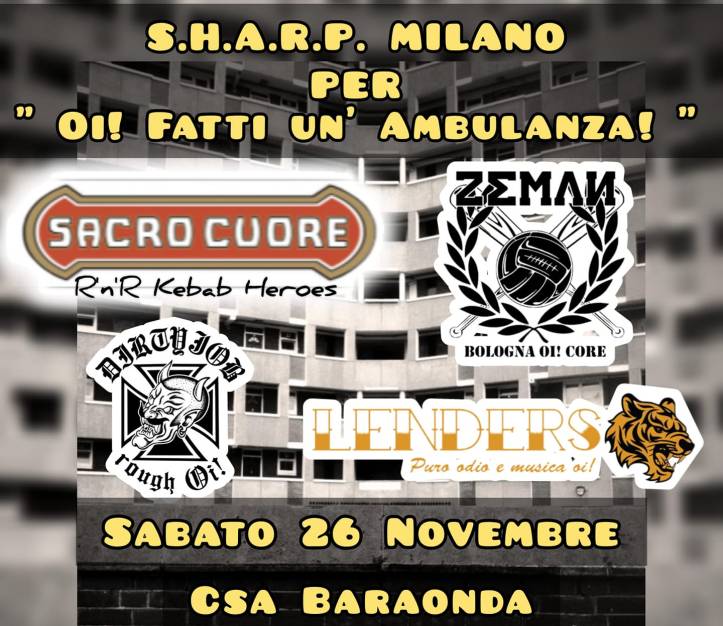 oi fatti un'ambulanza flyer